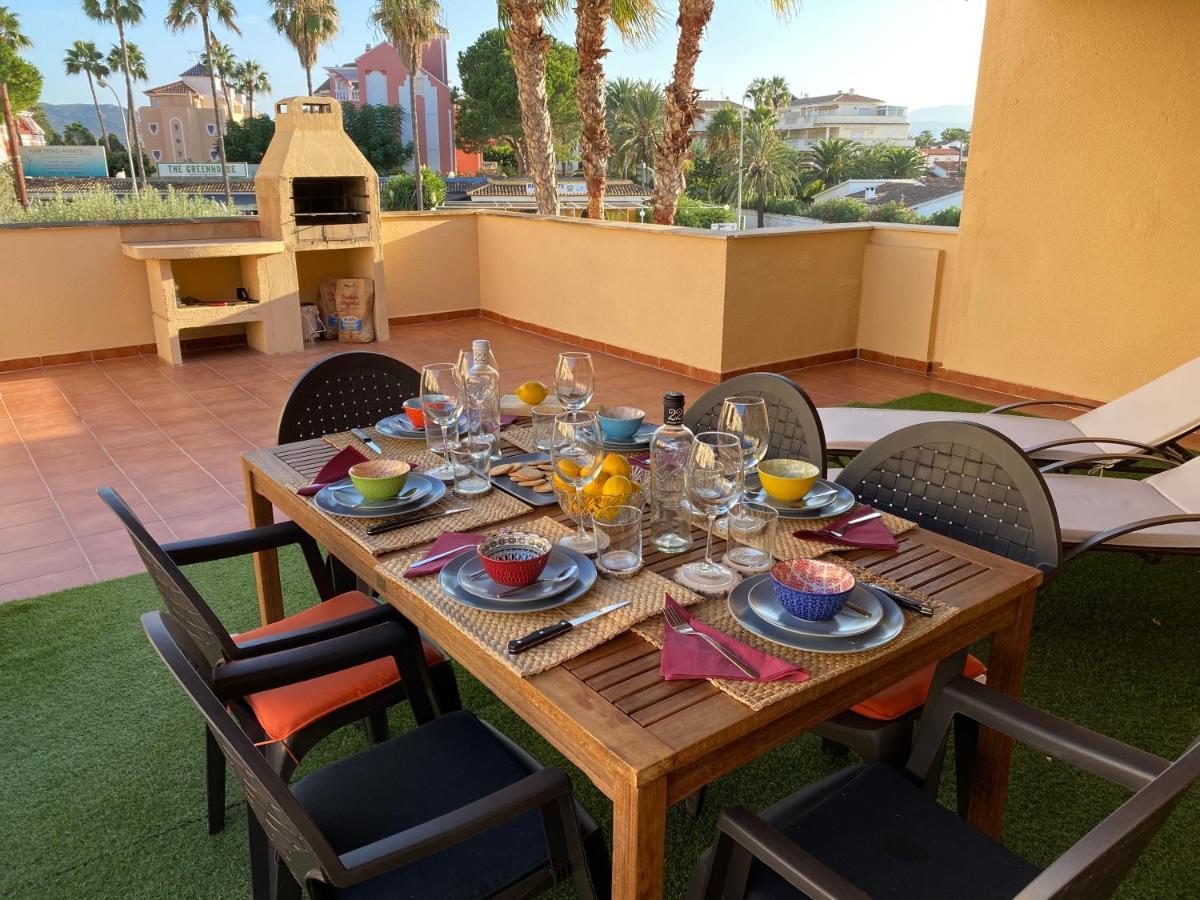 1ªlinea-50M De Playa-210M2 Utiles-Bbq Privada-Vistas Al Mar-3 Terrazas Appartement Dénia Buitenkant foto
